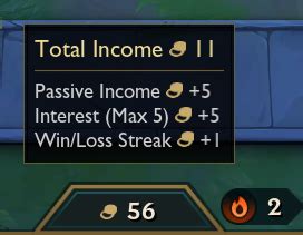TFT Gold Income / EXP .